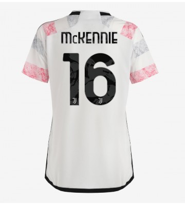 Juventus Weston McKennie #16 Segunda Equipación Mujer 2023-24 Manga Corta